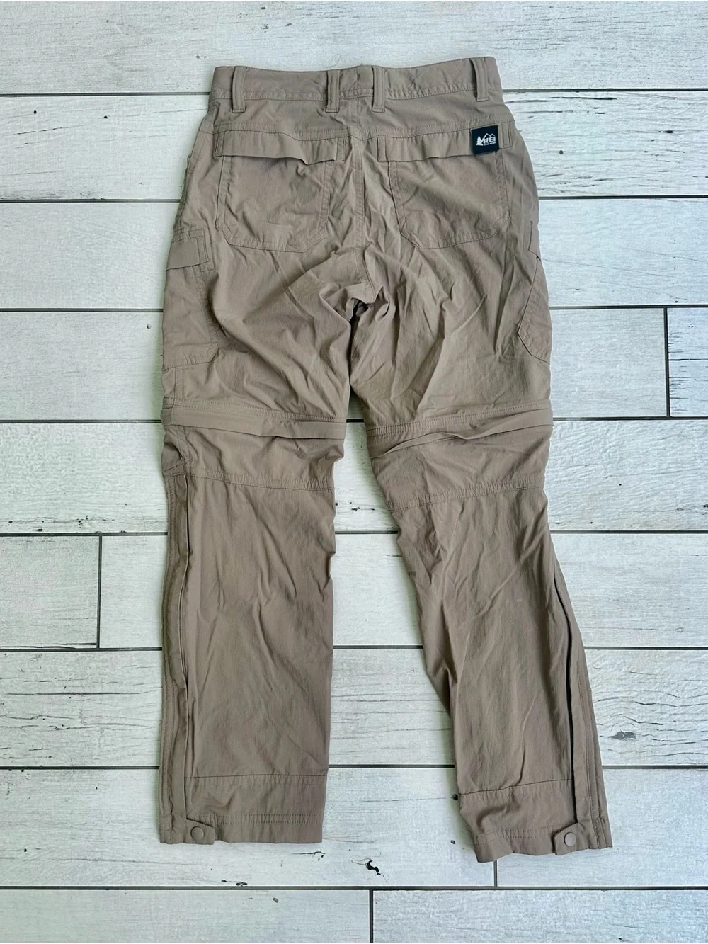 EUC Boys REI Convertible Tech Pants Size S (8)